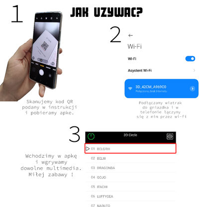 HoloSphere™ Hologramowy Wiatrak